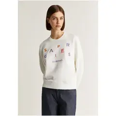 SCALPERS - Poleron Logo Bordado Offwhite