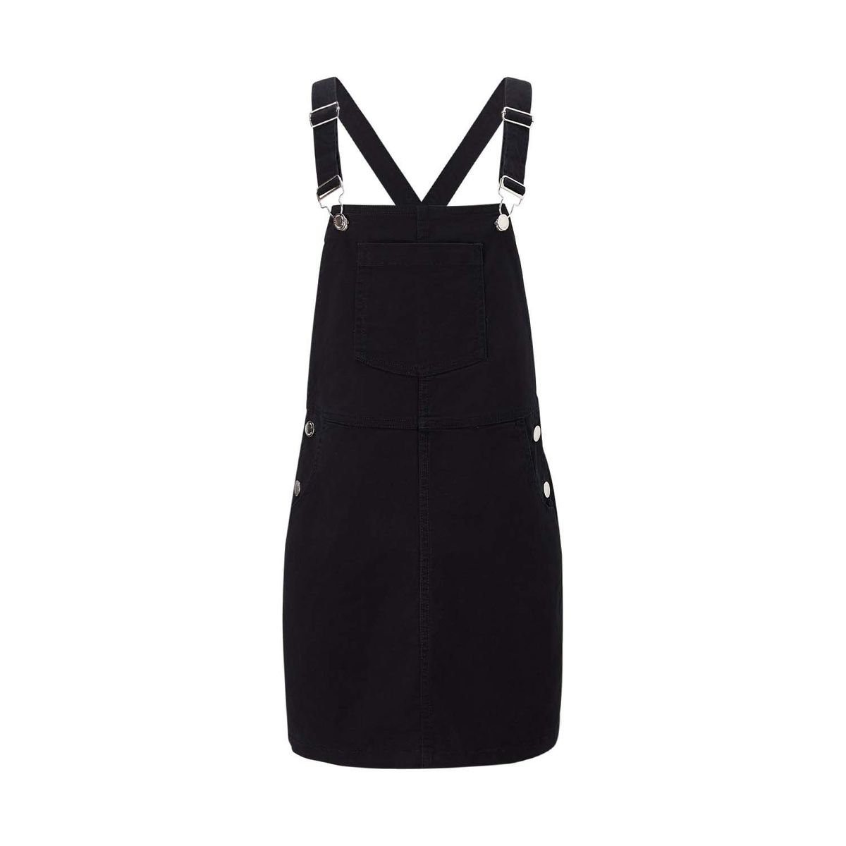 FASHION'S PARK - Vestido Niña Tipo Jardinera Negro Fashion's Park