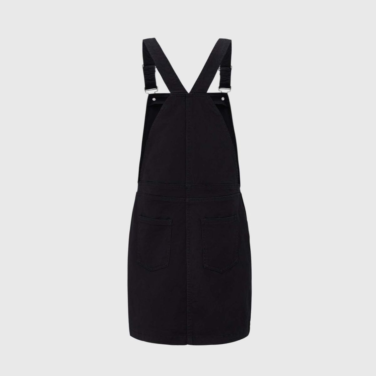 FASHION'S PARK - Vestido Niña Tipo Jardinera Negro Fashion's Park