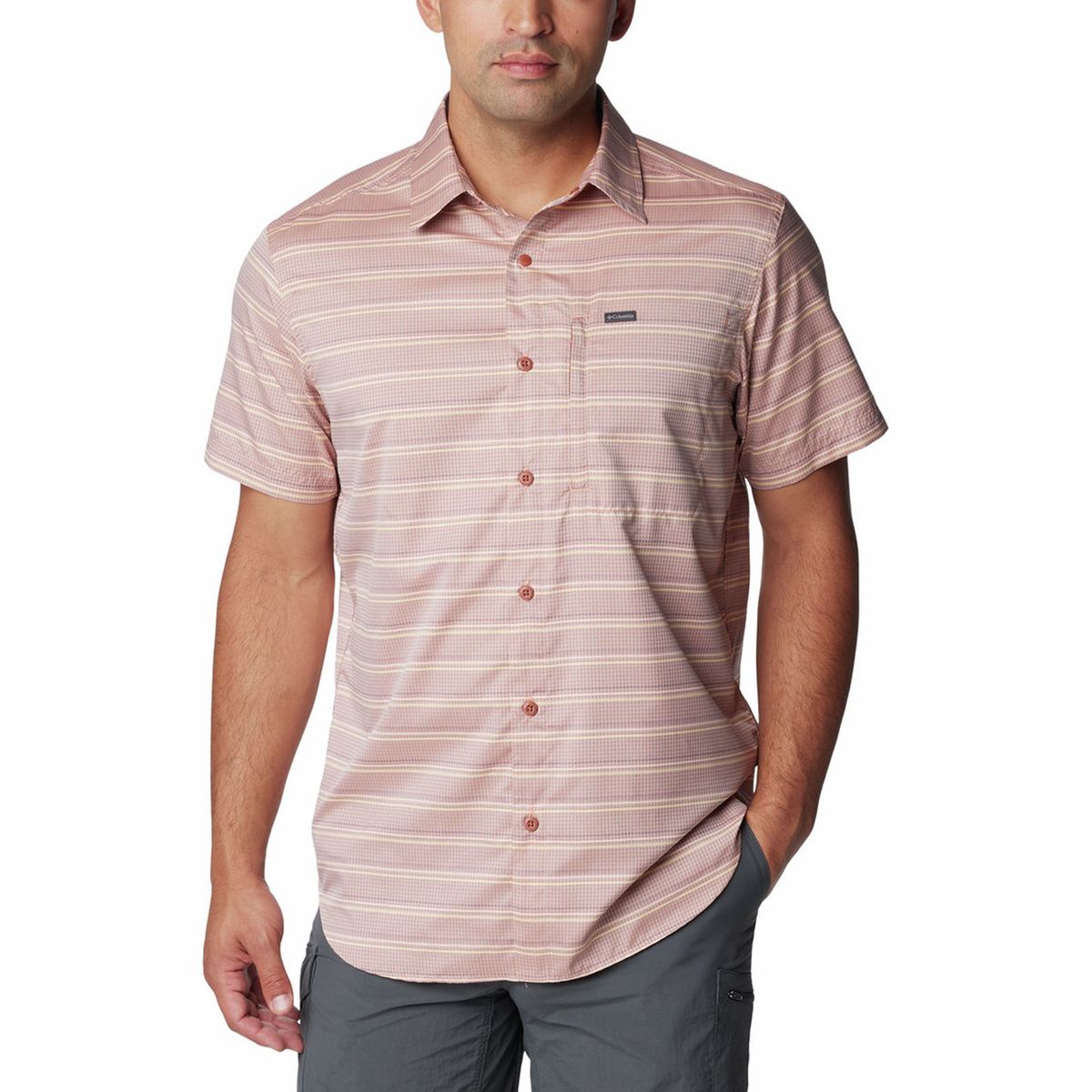COLUMBIA - Camisa Hombre Silver Ridge Utility Rojo COLUMBIA