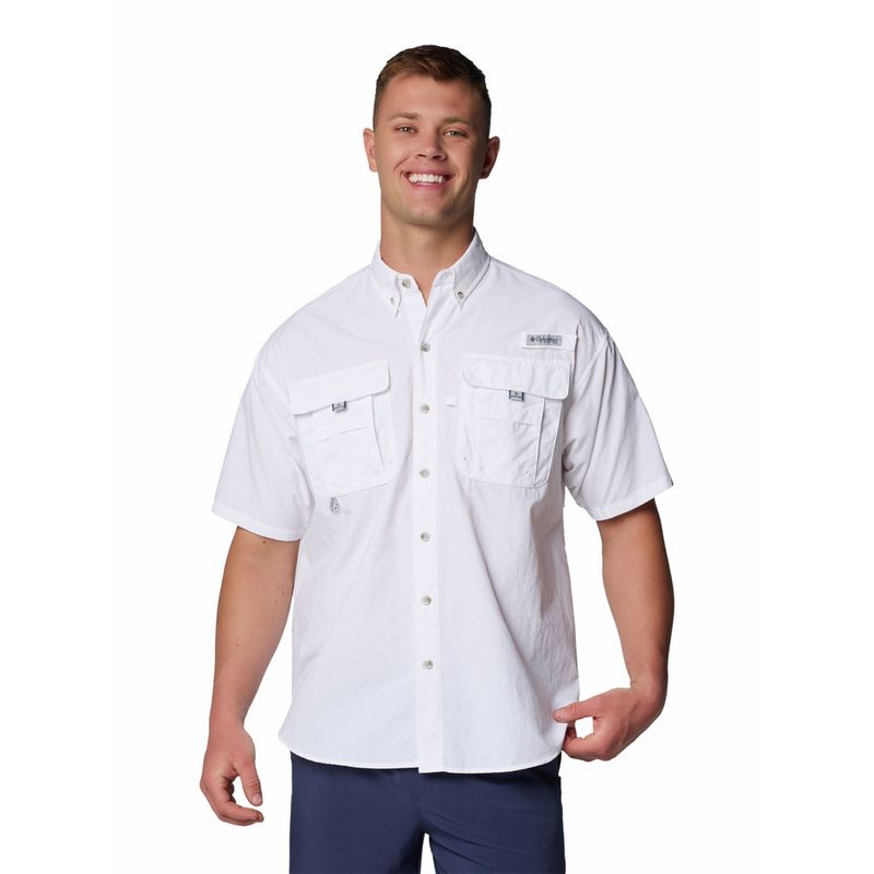 COLUMBIA - Camisa Hombre Bahama Ii Shirt Blanco COLUMBIA