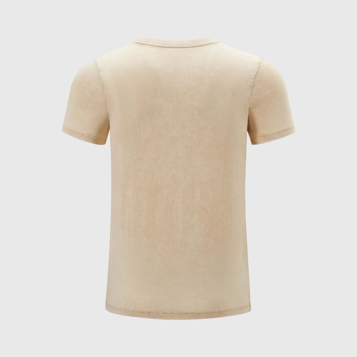 FASHION'S PARK - Polera Niño Acid Wash Print Beige Fashion's Park