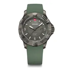 WENGER - Reloj Seaforce correa silicona verde dial 43 mm