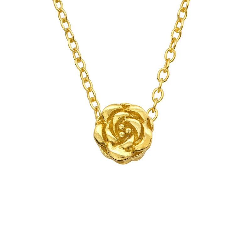 ZAZU - Collar Rosita Bañado en Oro
