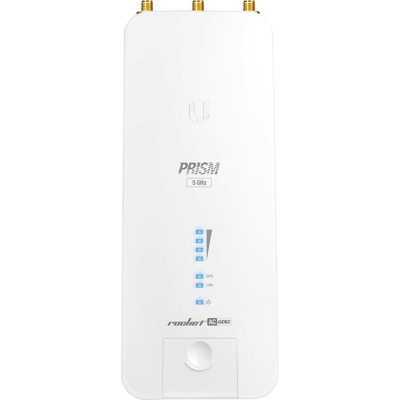 UBIQUITI - Estación Base Ubiquiti Rocket Prism RP-5AC-GEN2 5 GHz airMAX - Blanco