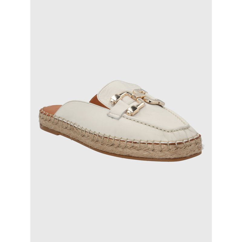 HUSH PUPPIES - Sandalia Cuero Blanco Mujer Aprica HUSH PUPPIES