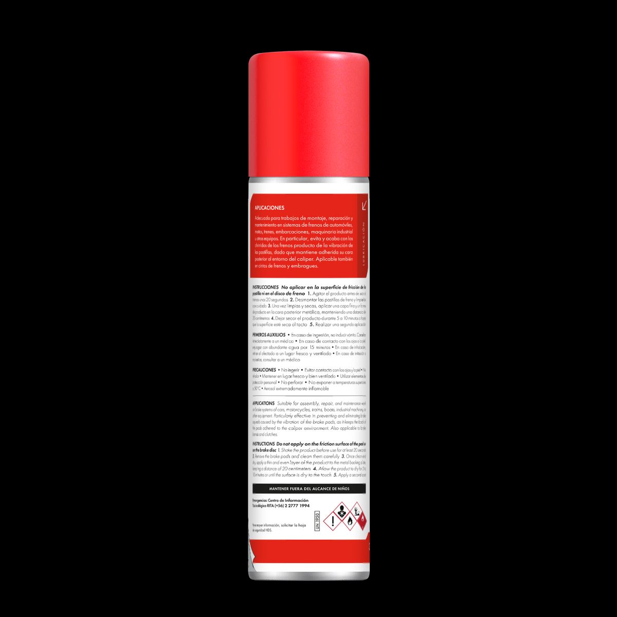 GENERICO - Spray Antichirrido para Frenos EOX Aerosol 300 mL