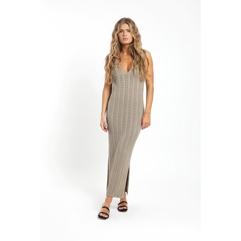 FROENS - Vestido Marta beige
