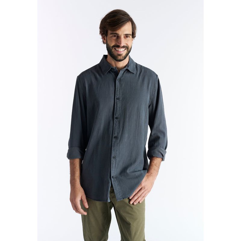 NIMTU - Camisa Alerce Gris Nimtu