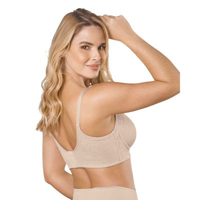 Imagen 2 del producto Sostén de realce suave y cubrimiento alto en sisa y espalda Cover bra en encaje 011996 Beige