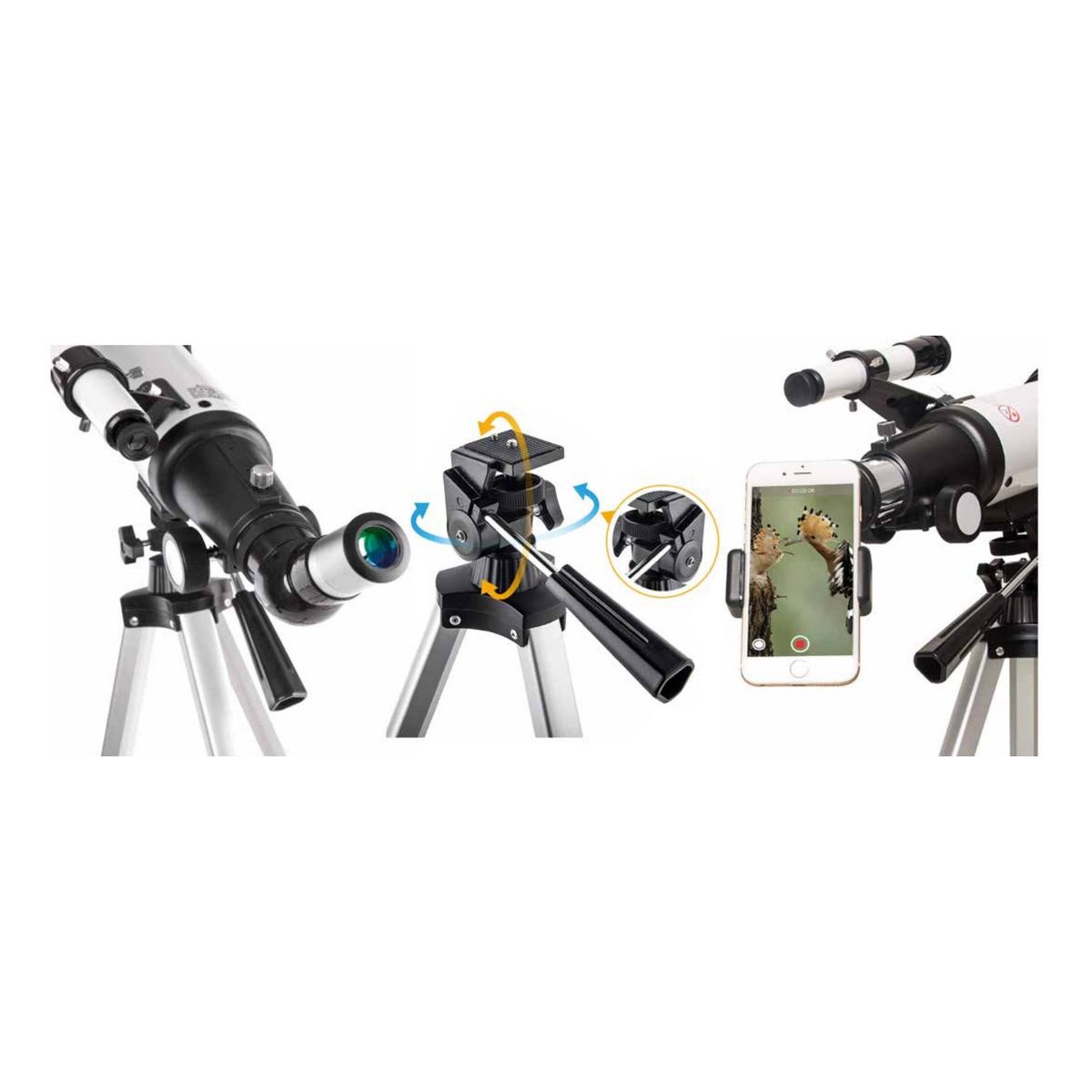 GENERICO - Telescopio Astronómico Lente 70mm Con Trípode - SC