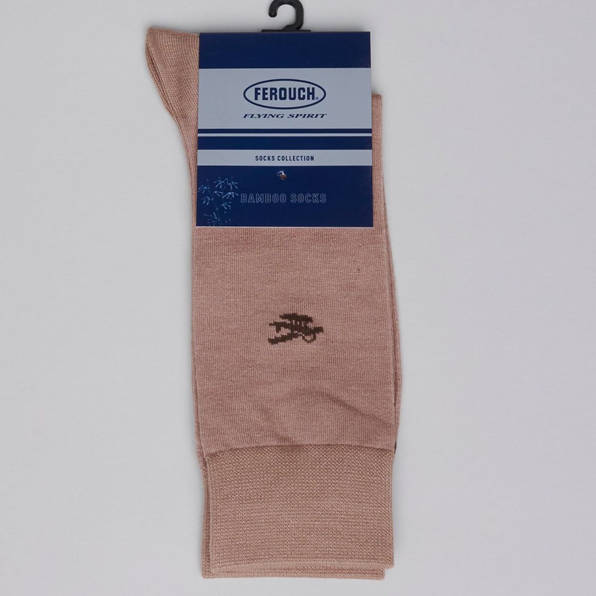 FEROUCH - Calcetin Basico Café Ferouch