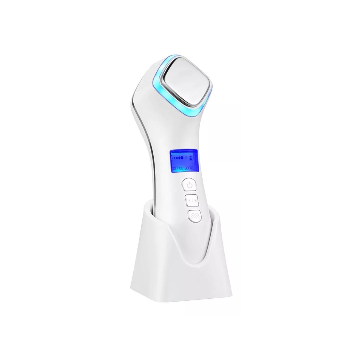 IMPORTCLICK - Masajeador Eléctrico Facial Terapia Rostro Ultrasónico Crioterapia Control