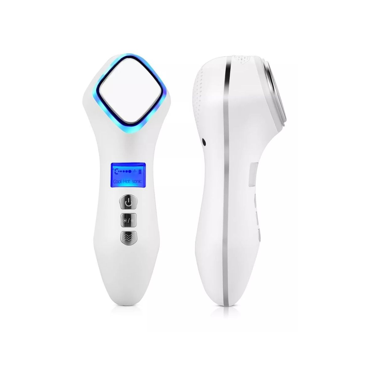 IMPORTCLICK - Masajeador Eléctrico Facial Terapia Rostro Ultrasónico Crioterapia Control
