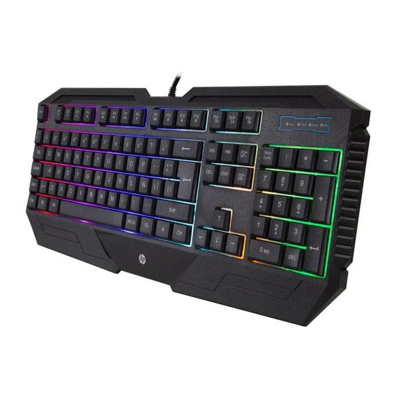HP - Teclado Gamer Membrana Hp K110 Led RGB HP