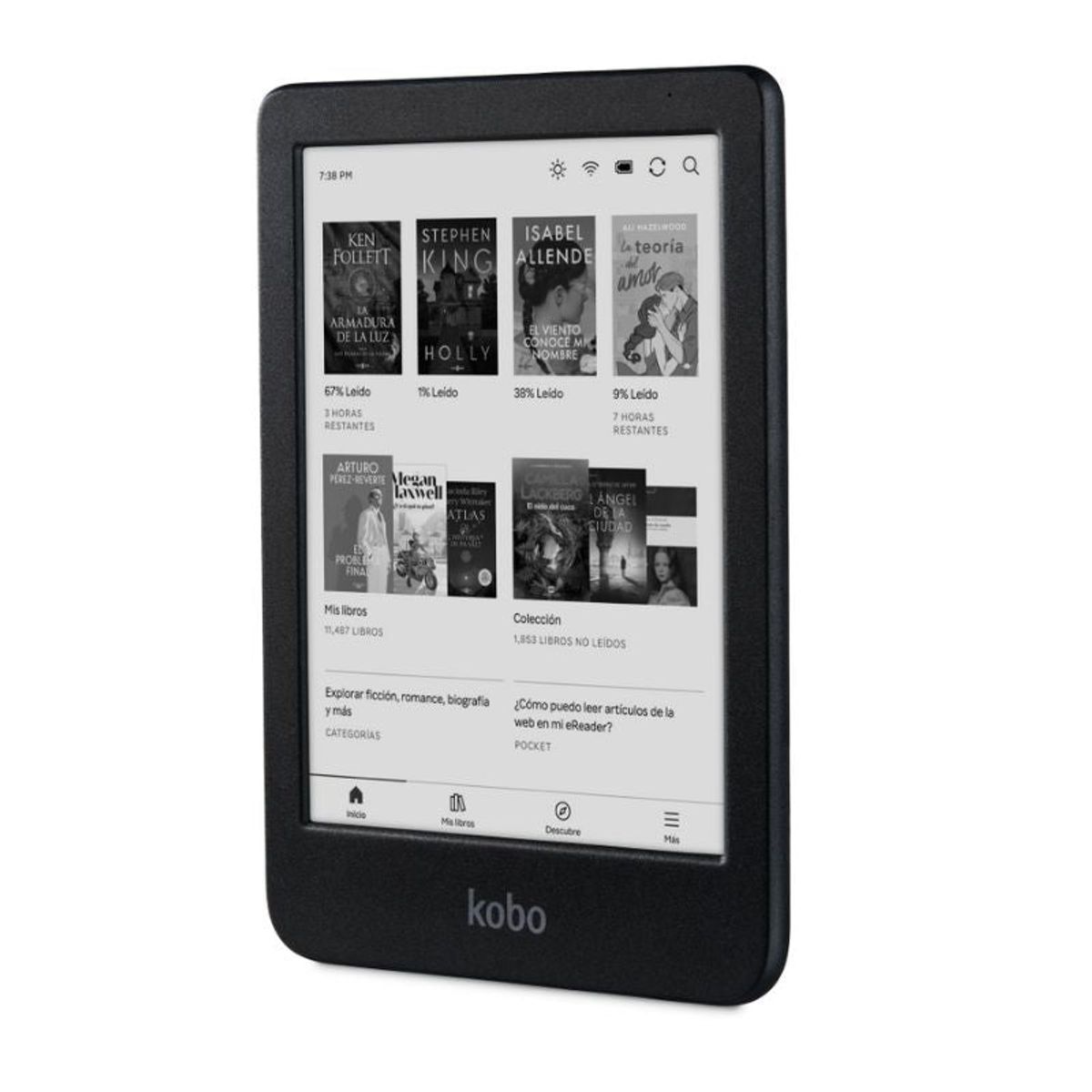 KOBO - Pack Kobo Clara BW HD 6 Negro + Funda Transparente