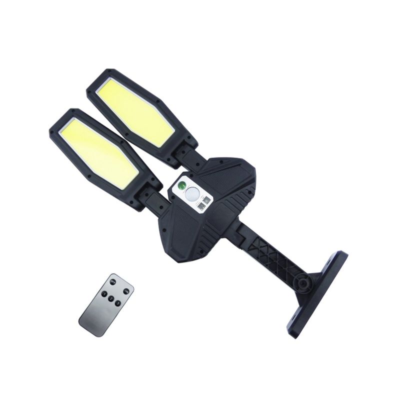 IMPORTCLICK - Foco Solar Brazo Doble 202 LED COB Control IMPORTCLICK