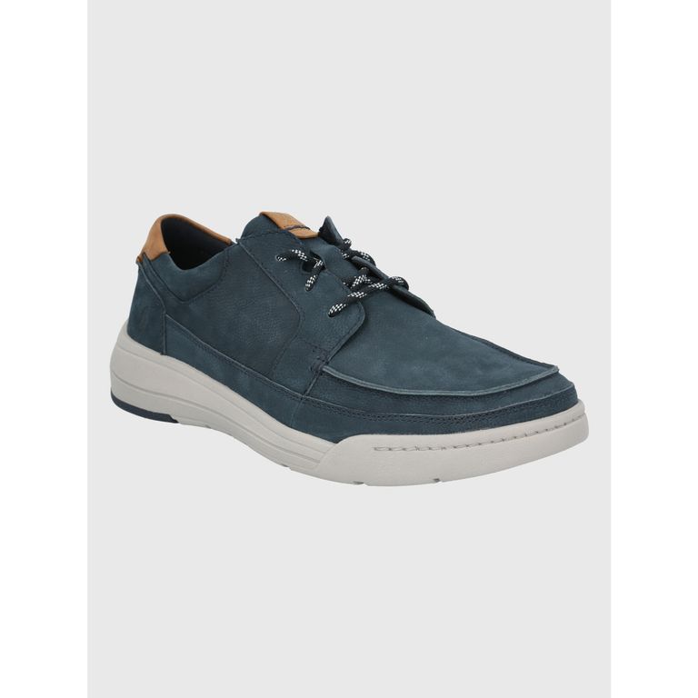 Zapato Cuero Azul Oscuro Hombre Fontier