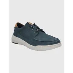 HUSH PUPPIES - Zapato Cuero Azul Oscuro Hombre Fontier