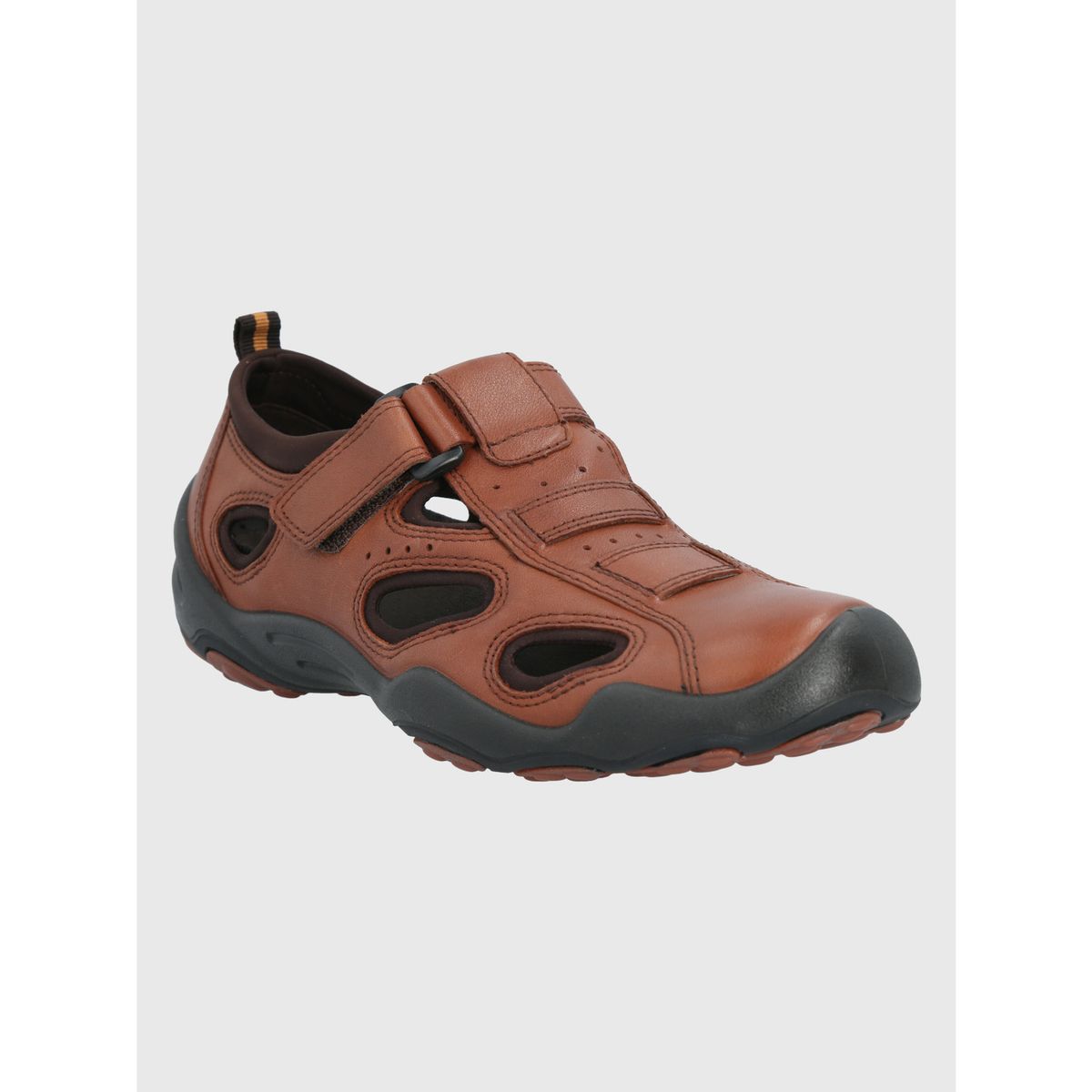 HUSH PUPPIES - Sandalia Cuero Café Hombre Galera HUSH PUPPIES