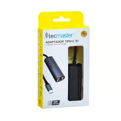 TECMASTER - Adaptador Lan Usb Tipo-C TM-100537