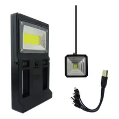 IMPORTCLICK - Kit Solar Emergencia Portátil + Mini Foco LED Recargable