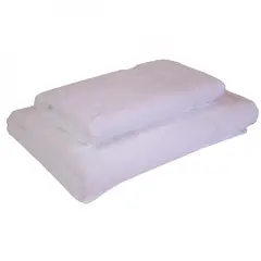GENERICO - Set de Toallas Calidad Premium 100% Algodón 1070 Gr Blanco