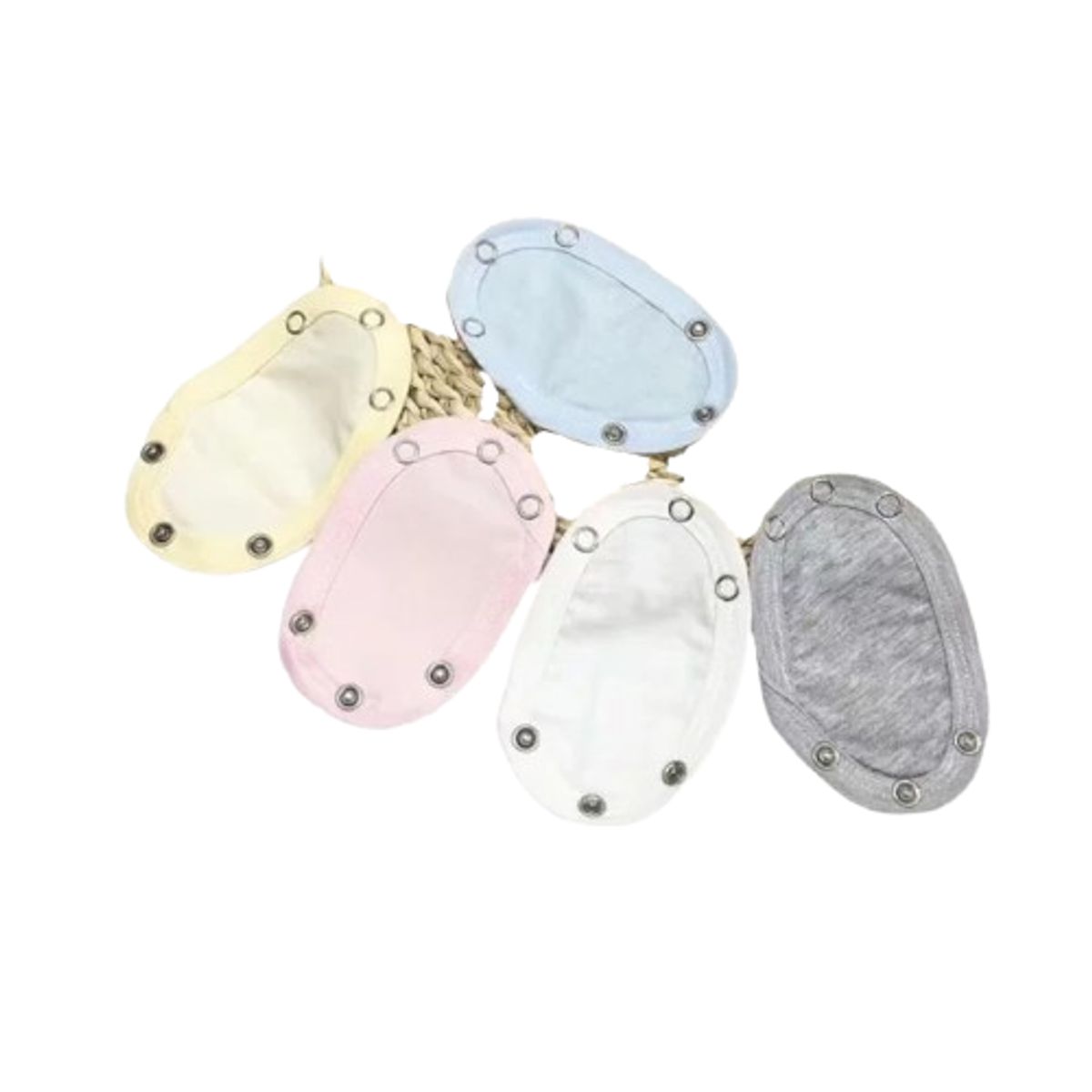 FASHION'S PARK - Extensores Algodón Para Bodys Bebé x4