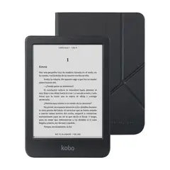 KOBO - Pack Clara BW HD 6 Negro + Funda Basic SleepCover Negro