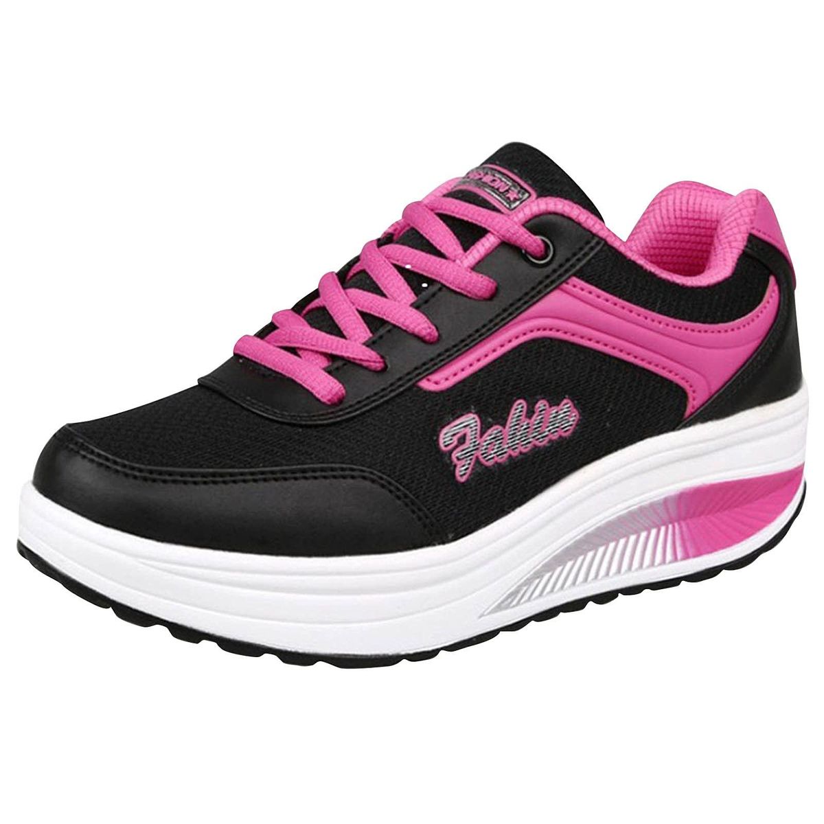 TIOZONEY - Zapatillas casuales para Mujer - Negro