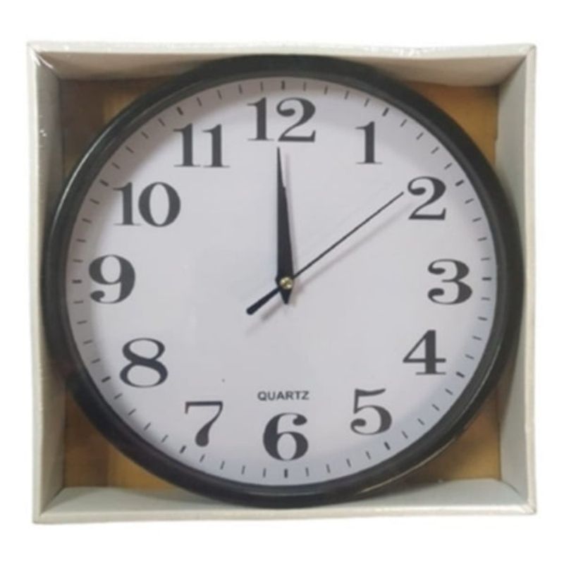 ANGELES DEL HOGAR - Reloj de Pared Decorativo Borde Negro