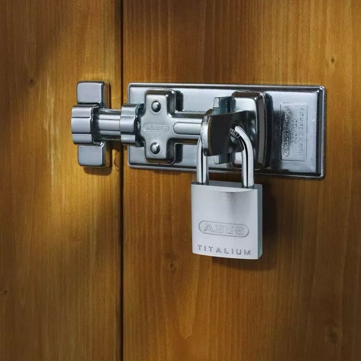 GENERICO - Aldaba Abus Acero Endurecido 300100 Pestillo Deslizante