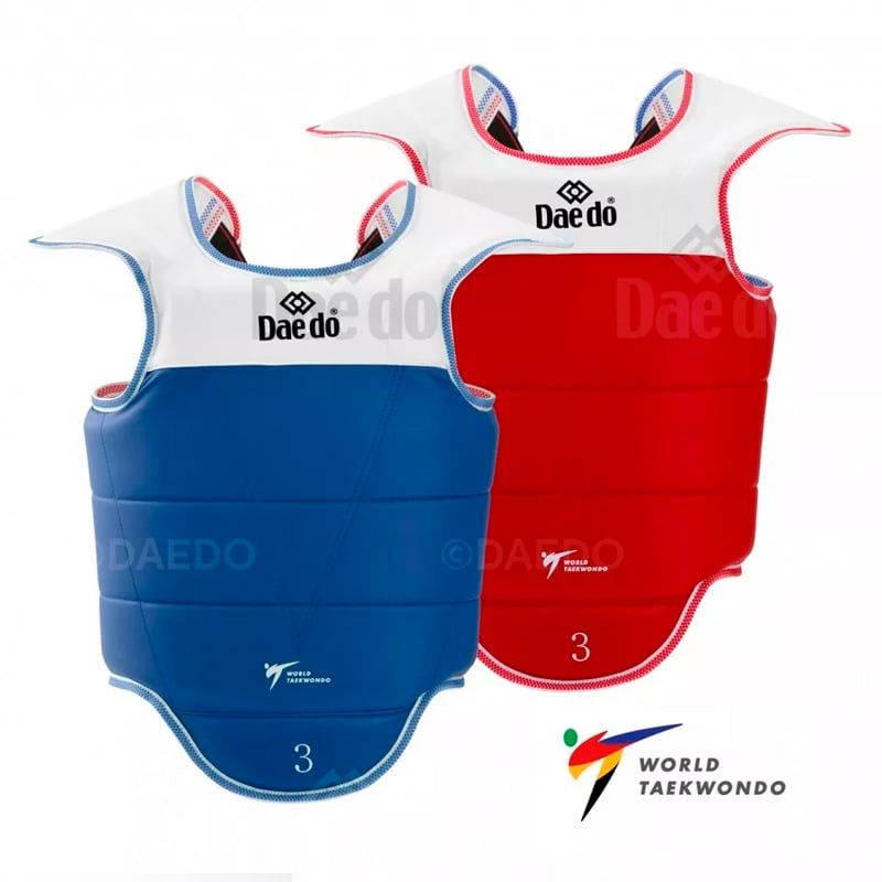 DAEDO - Pechera Daedo Oficial Taekwondo WT Reversible