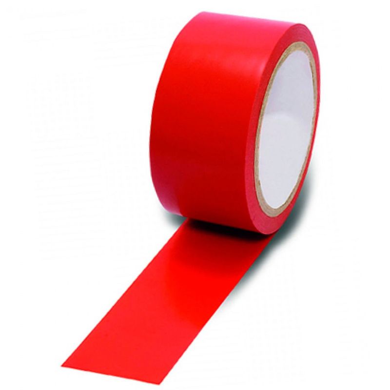 GENERICO - Cinta Embalaje Adhesiva Roja 45mm X 280 Mtrs