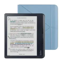 KOBO - E-Reader Libra Colour HD 7 HD 32GB Negro + Funda SleepCover Azul