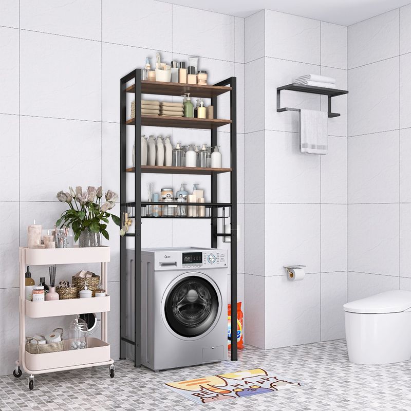 AIZO - Estante Mueble Organizador De Baño 4 Niveles Repisa