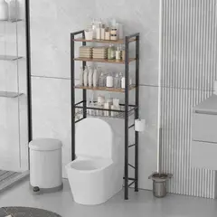 AIZO - Estante Mueble Organizador De Baño 4 Niveles Repisa