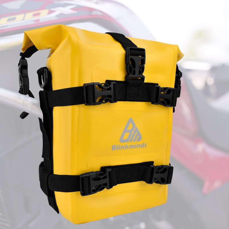 AIZO - Alforjas De Motocicleta Semirigidas Expansibles Hasta 8lts