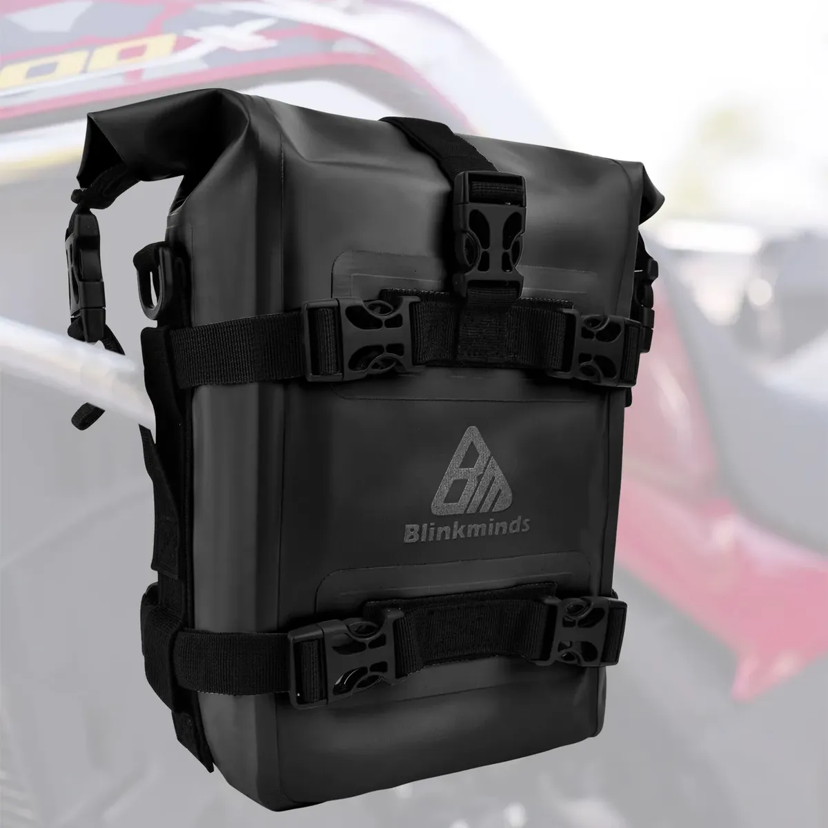 AIZO - Alforjas De Motocicleta Semirigidas Expansibles Hasta 8lts