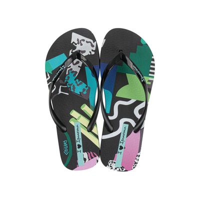 Imagen 1 del producto Sandalia Mujer Negro/Azul Graffiti