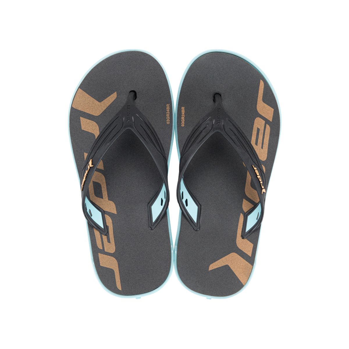 RIDER - Sandalia Infantil Azul/Negro RW Rider