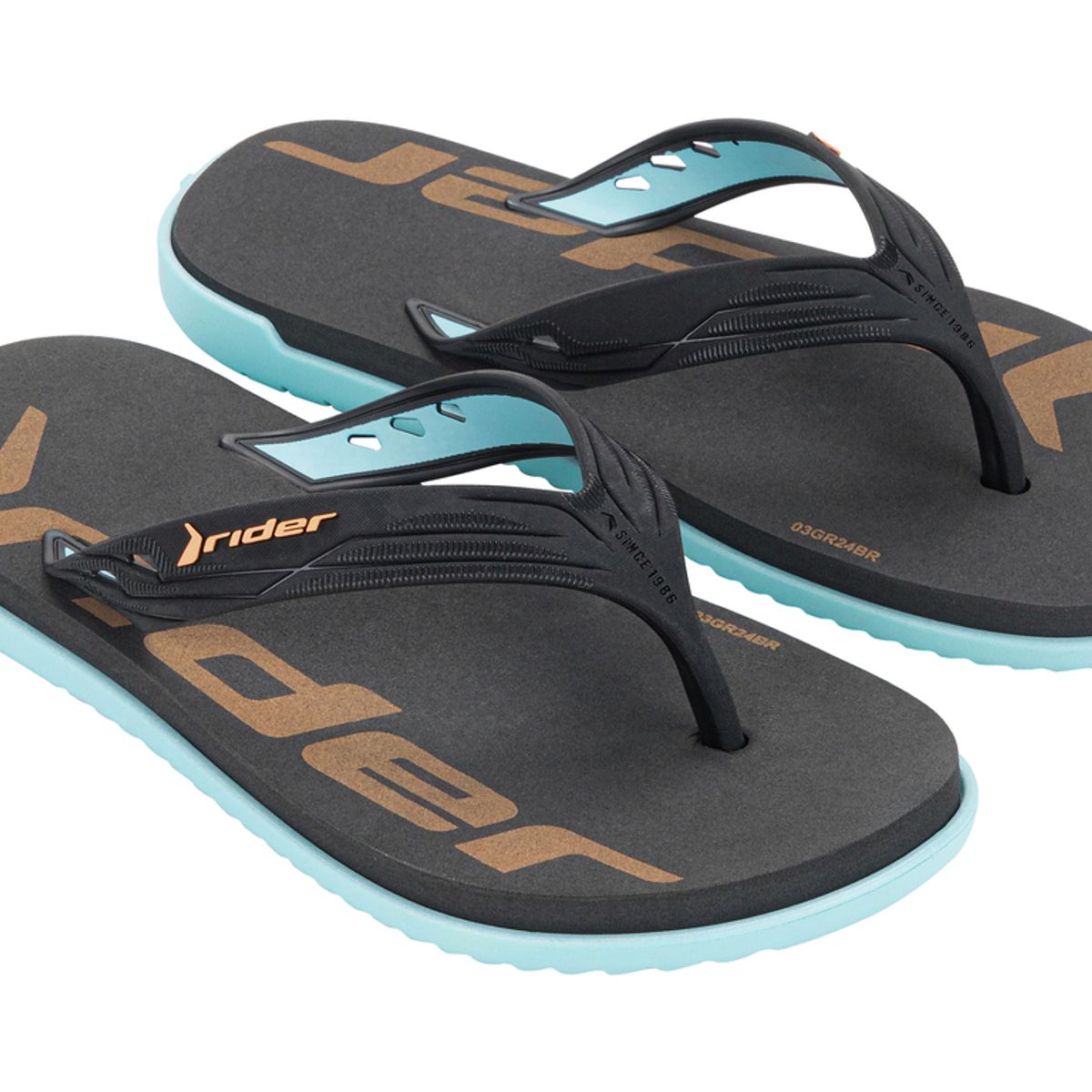 RIDER - Sandalia Infantil Azul/Negro RW Rider