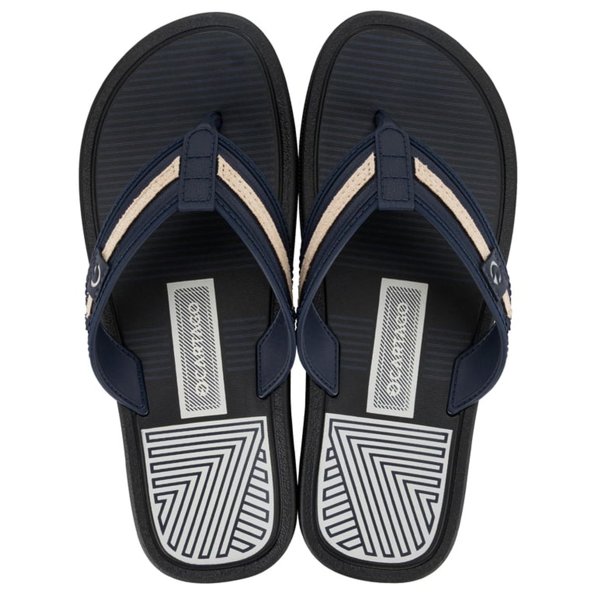 CARTAGO - Sandalia Hombre Negro/Azul Essential Mallorca Cartago
