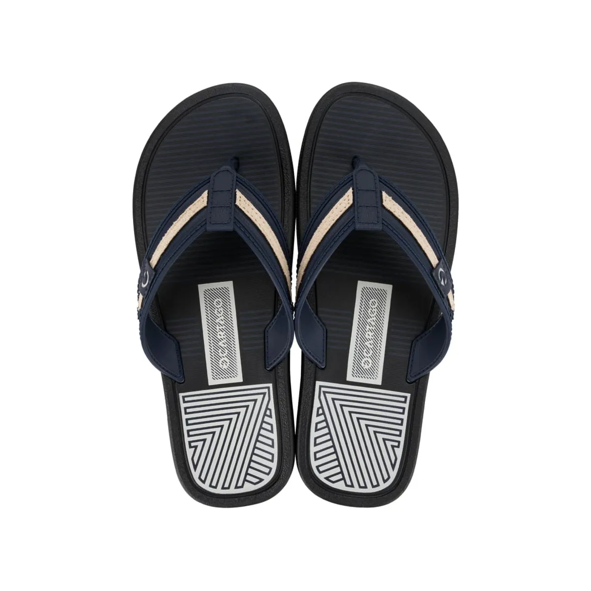 CARTAGO - Sandalia Hombre Negro/Azul Essential Mallorca Cartago