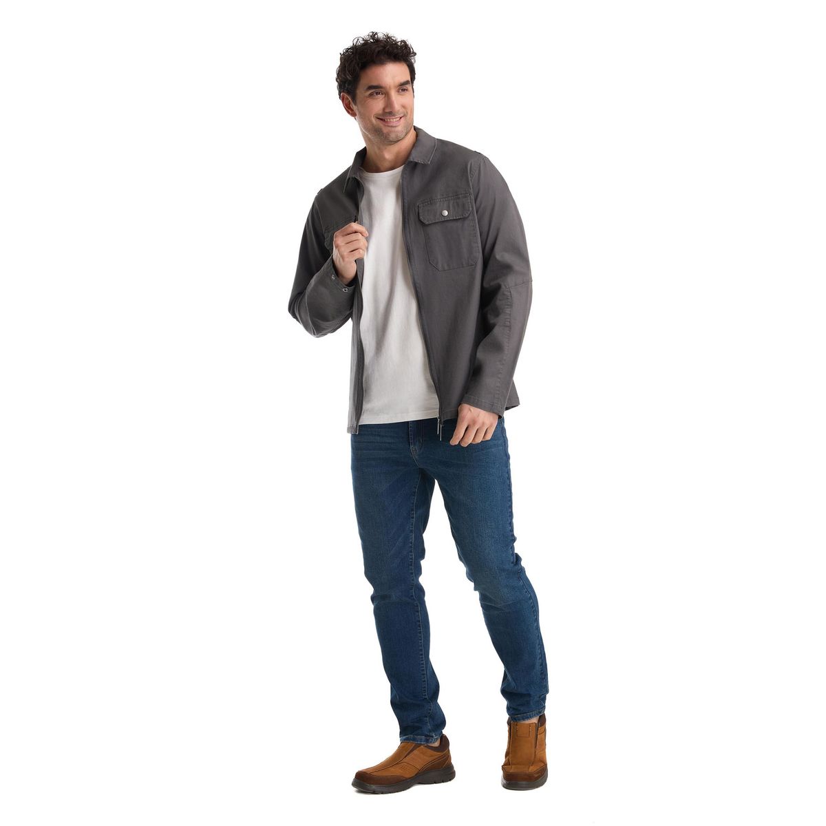 PANAMA JACK - Chaqueta liviana hombre Gris Panama Jack