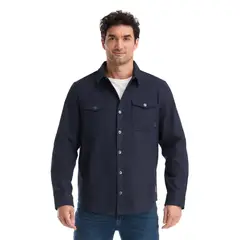 PANAMA JACK - Chaqueta Hombre Overshirt Azul