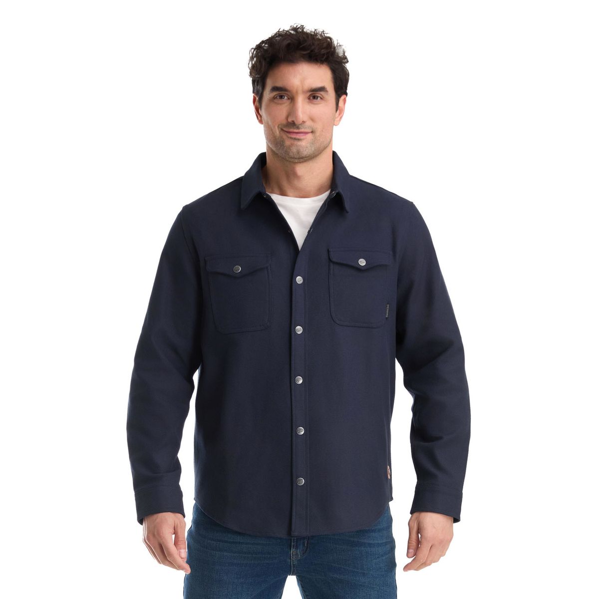 PANAMA JACK - Chaqueta Hombre Overshirt Azul Panama Jack