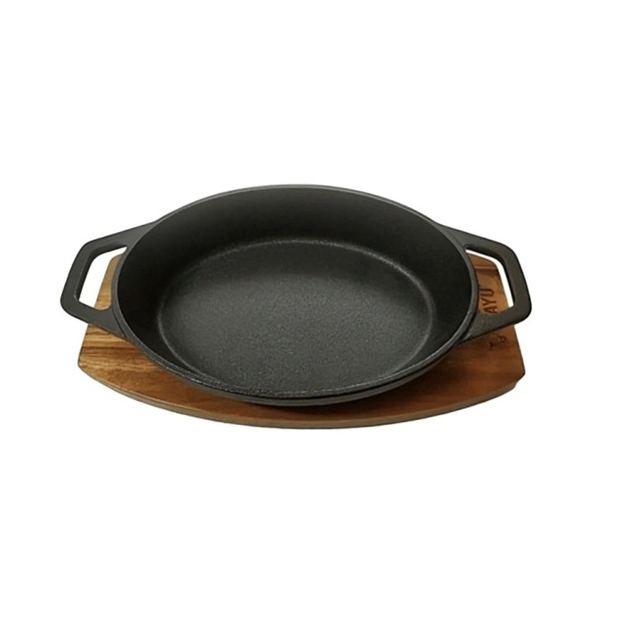WAYU - CASEROLA IRON CAST BASE MADERA