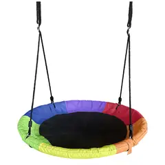 MAX MAGIC - Columpio Redondo Multicolor para Árbol 100cm