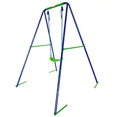 MAX MAGIC - Columpio Infantil Azul con Estructura de Acero